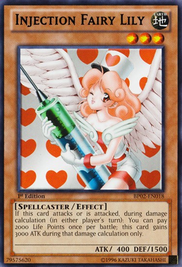 Injection Fairy Lily - BP02-EN018 - Rare - 1st Edition available at 401 Games Canada