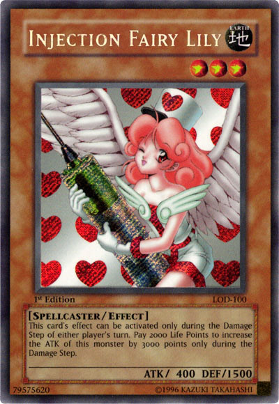 Injection Fairy Lily - LOD-100 - Secret Rare - 1st Edition available at 401 Games Canada