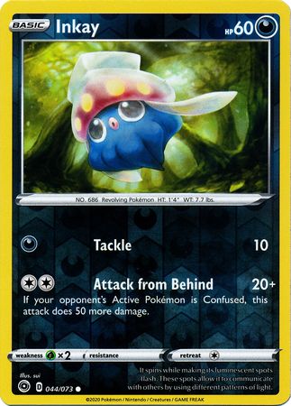 Inkay - 044/073 - Common - Reverse Holo available at 401 Games Canada