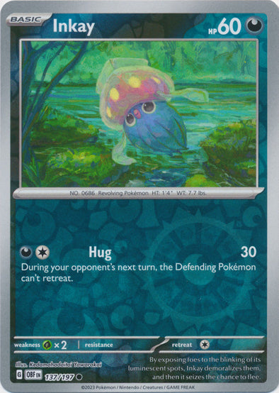 Inkay - 137/197 - Common - Reverse Holo available at 401 Games Canada