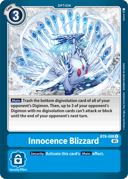 Innocence Blizzard - BT8-098 - Uncommon available at 401 Games Canada