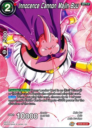 Innocence Cannon Majin Buu - EX06-05 - Expansion Rare available at 401 Games Canada