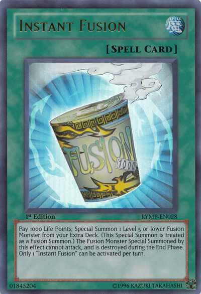 Instant Fusion - RYMP-EN028 - Ultra Rare - 1st Edition available at 401 Games Canada