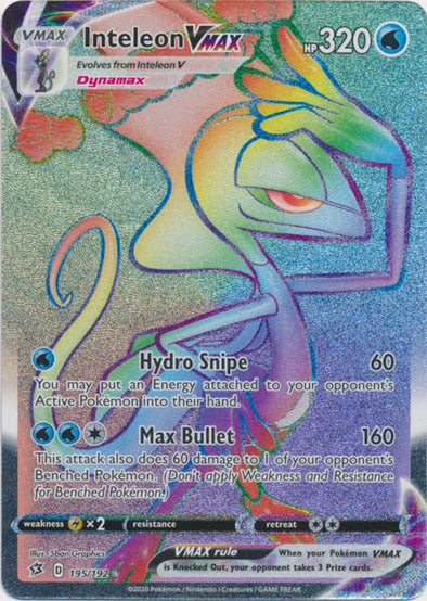 Inteleon VMAX - 195/192 - Hyper Rare available at 401 Games Canada