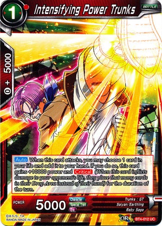 Intensifying Power Trunks - BT4-012 - Uncommon (Reprint) available at 401 Games Canada