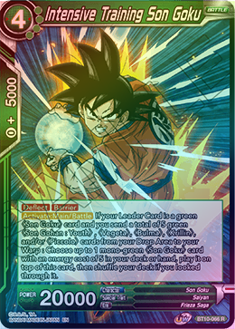 Intensive Training Son Goku - BT10-066 - Rare (FOIL) available at 401 Games Canada