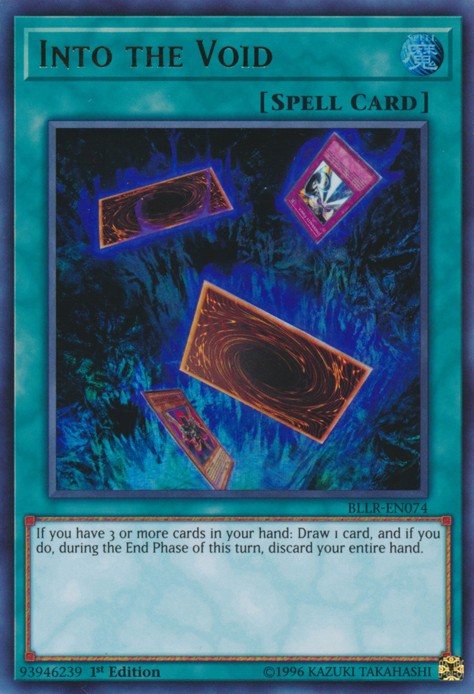 Into the Void - BLLR-EN074 - Ultra Rare - 1st Edition available at 401 Games Canada