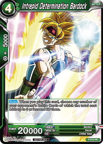 Intrepid Determination Bardock - P-010 - Promo available at 401 Games Canada