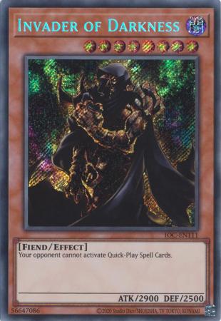 Invader of Darkness - IOC-EN111 - Secret Rare - Unlimited Worldwide available at 401 Games Canada