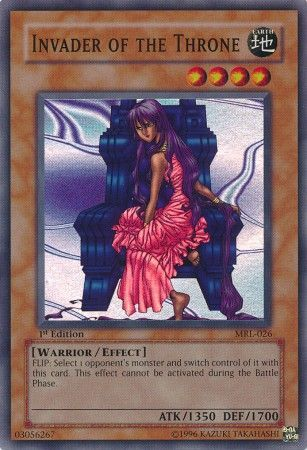 Invader of the Throne - MRL-026 - Super Rare - 1st Edition available at 401 Games Canada