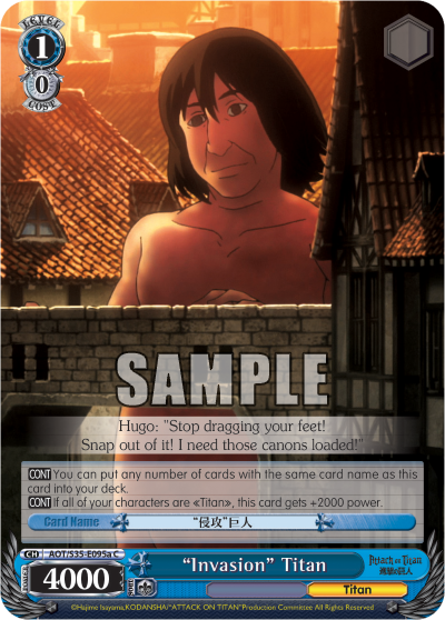 "Invasion" Titan - AOT/S35-E095a - Common (A) available at 401 Games Canada