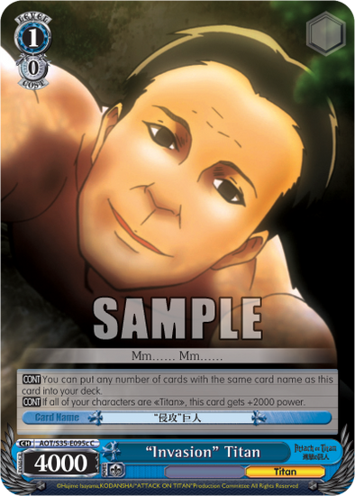 "Invasion" Titan - AOT/S35-E095c - Common available at 401 Games Canada