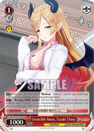 Invincible Nurse, Yuzuki Choco (SR) - HOL/W104-E102S - Super Rare available at 401 Games Canada