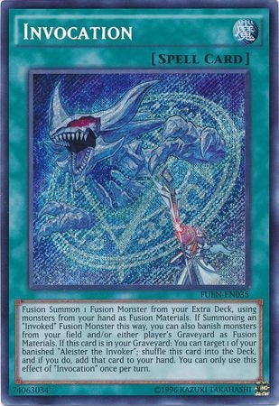 Invocation - FUEN-EN035 - Secret Rare - Unlimited available at 401 Games Canada