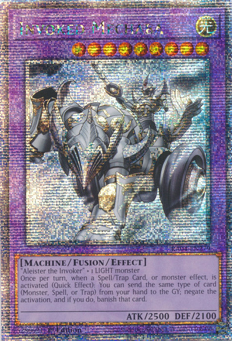 Invoked Mechaba - RA04-EN279 - Quarter Century Secret Rare - 1st Edition