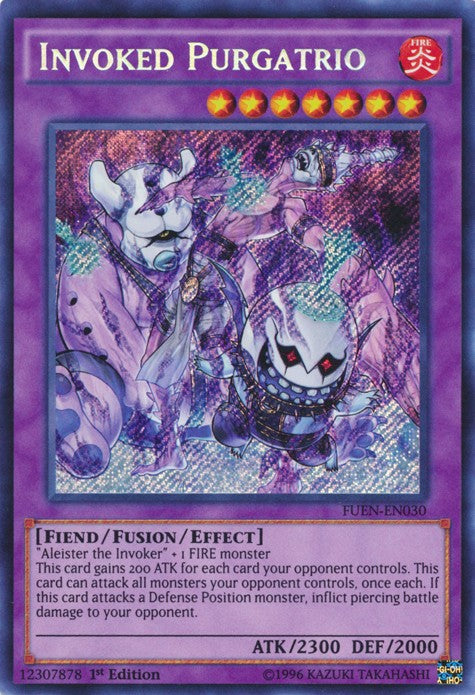 Invoked Purgatrio - FUEN-EN030 - Secret Rare - 1st Edition available at 401 Games Canada