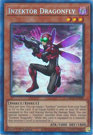 Inzektor Dragonfly - GRCR-EN040 - Collector's Rare - 1st Edition available at 401 Games Canada