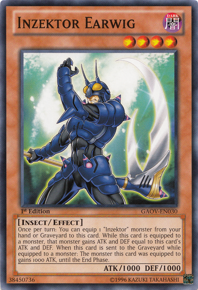 Inzektor Earwig - GAOV-EN030 - Common - 1st Edition available at 401 Games Canada