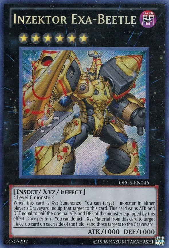 Inzektor Exa-Beetle - ORCS-EN046 - Secret Rare - Unlimited available at 401 Games Canada