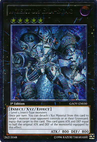 Inzektor Exa-Stag - GAOV-EN050 - Ultimate Rare - 1st Edition available at 401 Games Canada