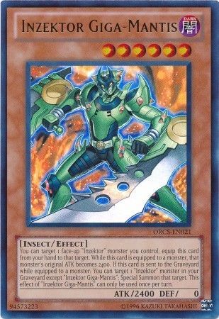 Inzektor Giga-Mantis - ORCS-EN021 - Ultra Rare - Unlimited available at 401 Games Canada