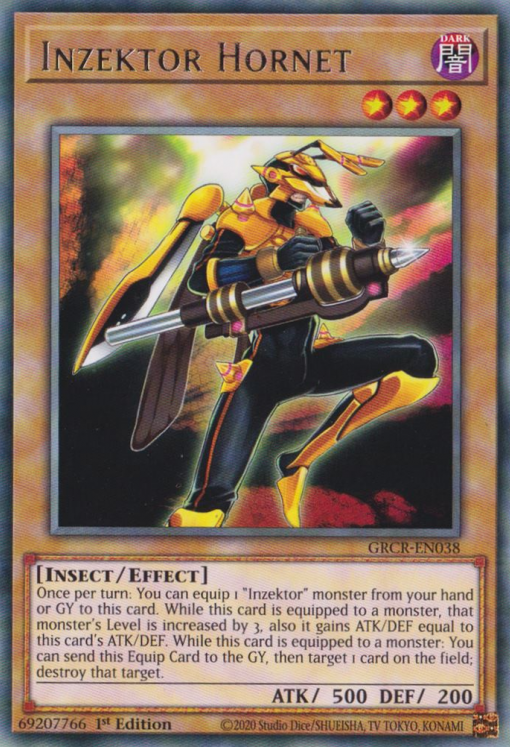 Inzektor Hornet - GRCR-EN038 - Rare - 1st Edition available at 401 Games Canada