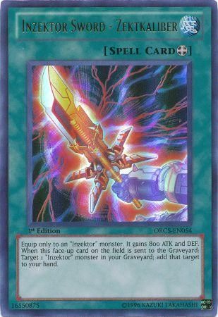 Inzektor Sword - Zektkaliber - ORCS-EN054 - Ultra Rare - 1st Edition available at 401 Games Canada