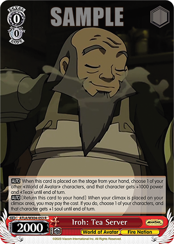 Iroh: Tea Server - ATLA/WX04-E053 - Rare available at 401 Games Canada