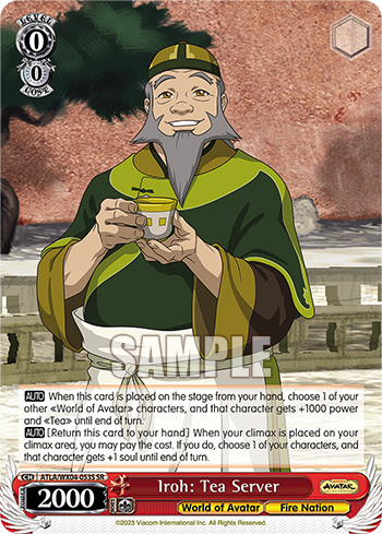 Iroh: Tea Server - ATLA/WX04-E053S - Super Rare available at 401 Games Canada