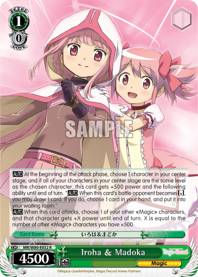 Iroha & Madoka - MR/W80-E032 - Rare available at 401 Games Canada