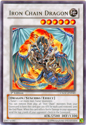 Iron Chain Dragon - CSOC-EN040 - Rare - 1st Edition available at 401 Games Canada