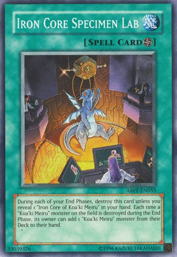Iron Core Specimen Lab - ABPF-EN055 - Super Rare - Unlimited available at 401 Games Canada
