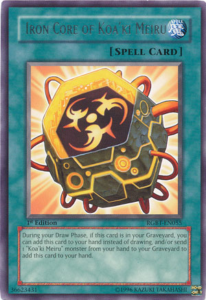 Iron Core of Koa'ki Meiru - RGBT-EN055 - Rare - 1st Edition available at 401 Games Canada