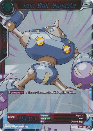 Iron Wall Magetta - BT1-020 - Uncommon (Foil) available at 401 Games Canada