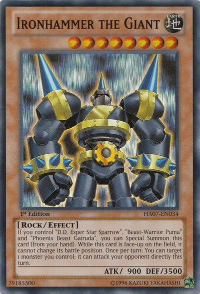 Ironhammer the Giant - HA07-EN034 - Super Rare - 1st Edition available at 401 Games Canada