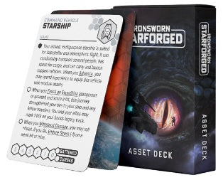 Ironsworn - Starforged Asset Deck available at 401 Games Canada