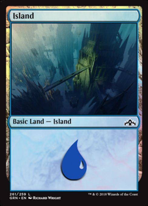 Island - Planeswalker Deck (Foil) (GRN)