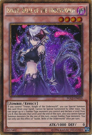 Isolde, Belle of the Underworld - PGL2-EN010 - Gold Secret Rare - Unlimited available at 401 Games Canada