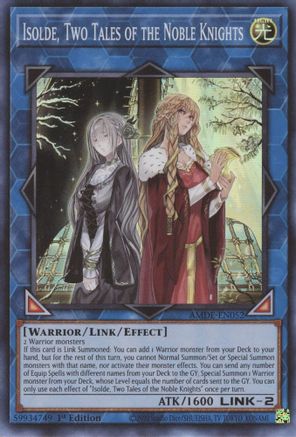 Isolde, Two Tales of the Noble Knights - AMDE-EN052 - Super Rare - 1st Edition available at 401 Games Canada