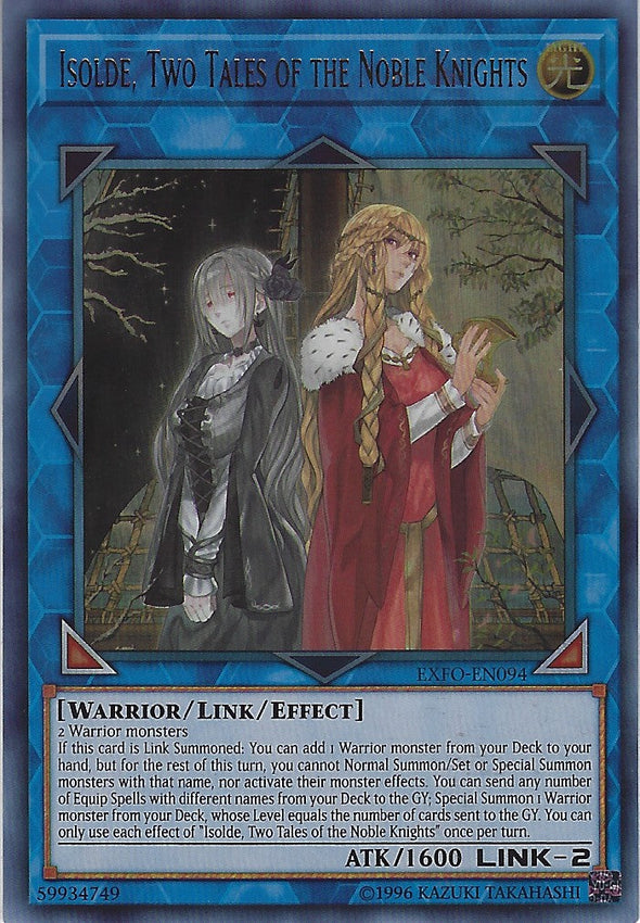 Isolde, Two Tales of the Noble Knights - EXFO-EN094 - Ultra Rare - Unlimited available at 401 Games Canada