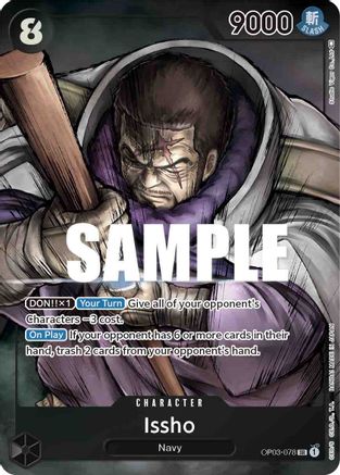 Issho (Alternate Art) - OP03-078 - Super Rare available at 401 Games Canada