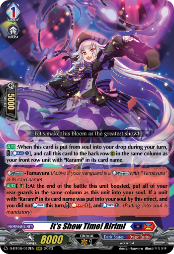 It's Show Time! Ririmi - D-BT08/012 - Triple Rare available at 401 Games Canada