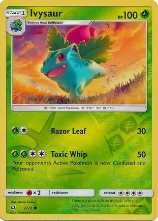 Ivysaur - 2/73 - Common - Reverse Holo available at 401 Games Canada