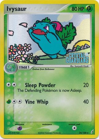 Ivysaur - 34/100 - Uncommon - Reverse Holo available at 401 Games Canada