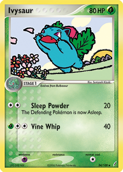 Ivysaur - 34/100 - Uncommon available at 401 Games Canada