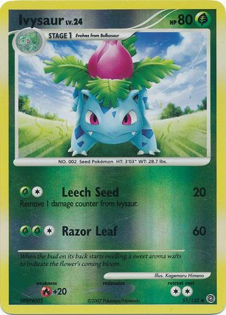 Ivysaur - 51/132 - Uncommon - Reverse Holo available at 401 Games Canada