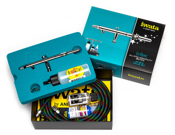 Iwata - Airbrushes - Iwata Eclipse HP-BCS Value Set available at 401 Games Canada