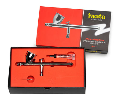 Iwata - Airbrushes - Iwata Revolution HP-CR Gravity Feed Dual Action Airbrush available at 401 Games Canada