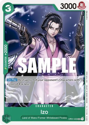 Izo (Tournament Pack Vol. 2) - OP01-033 - Promo available at 401 Games Canada