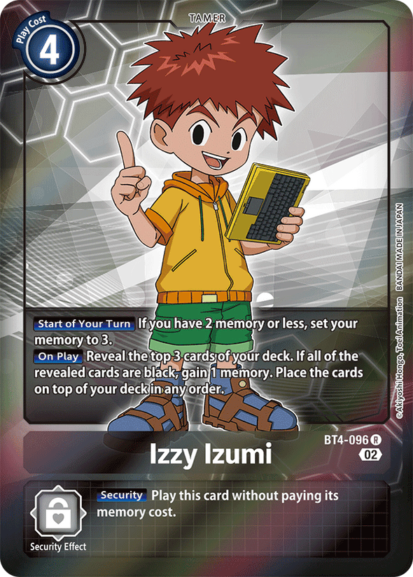 Izzy Izumi (Alternate Art) - BT4-096 - Rare available at 401 Games Canada